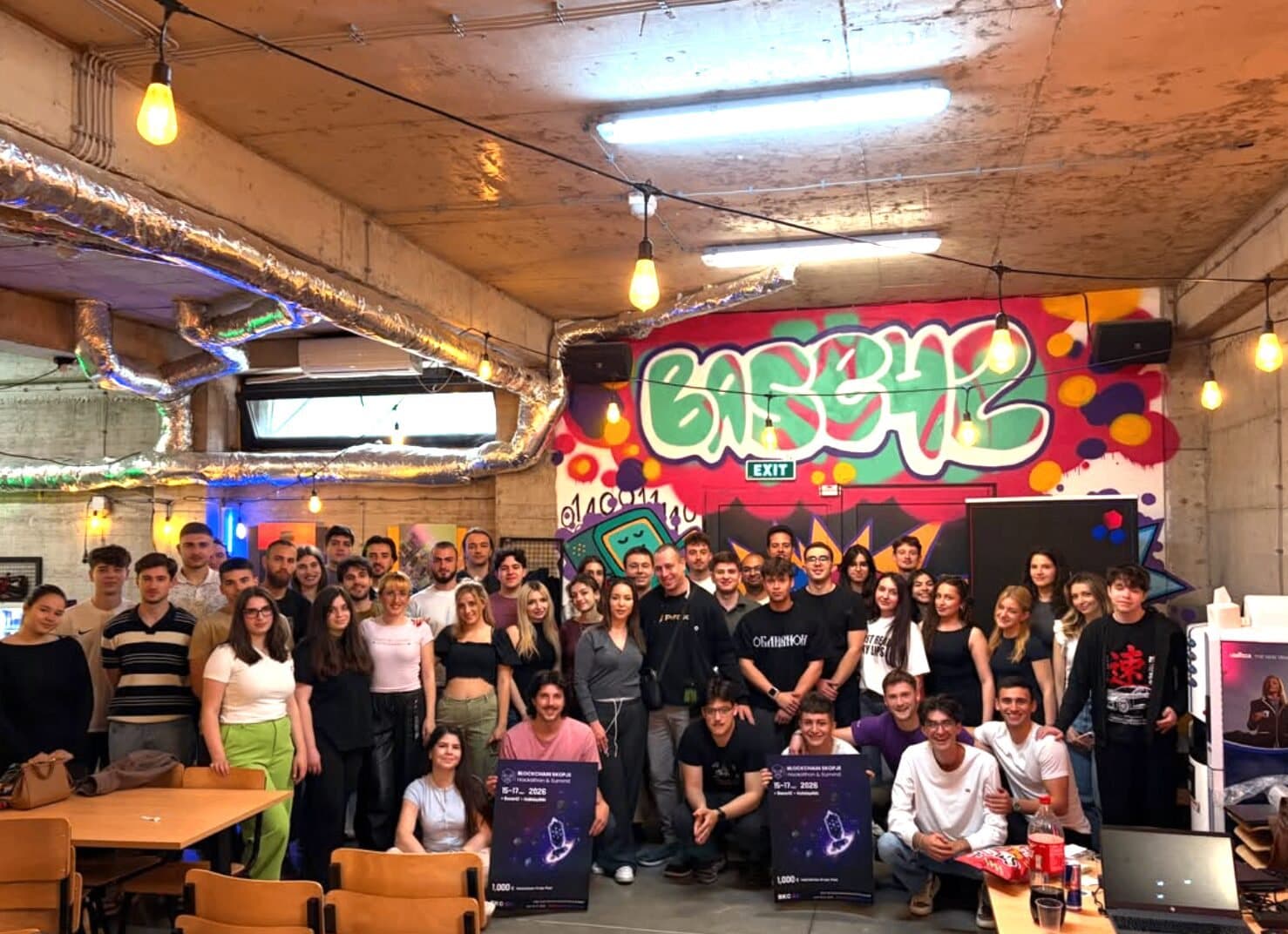 The full squad at Base42.