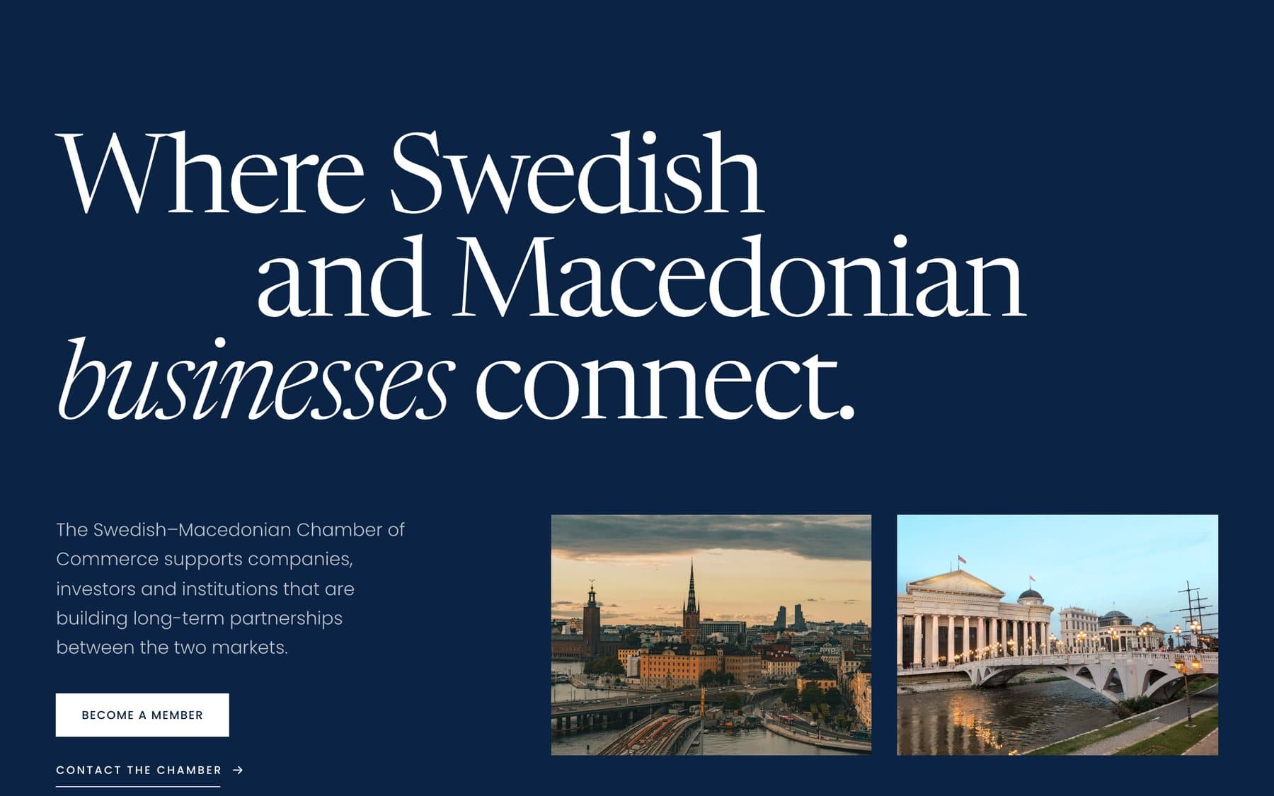 The SMCC homepage.